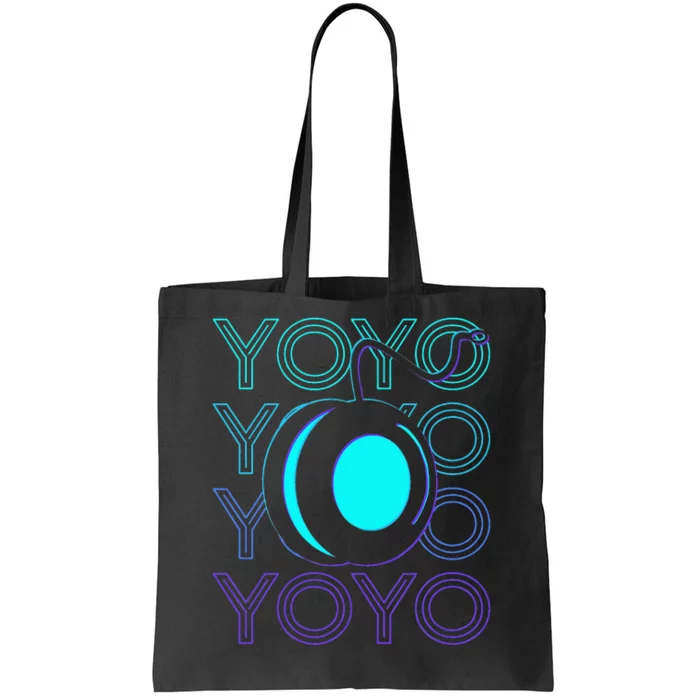 Yoyo Player Retro Tote Bag