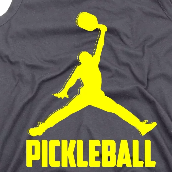 Yellow Pickleball Sports Logo Tank Top