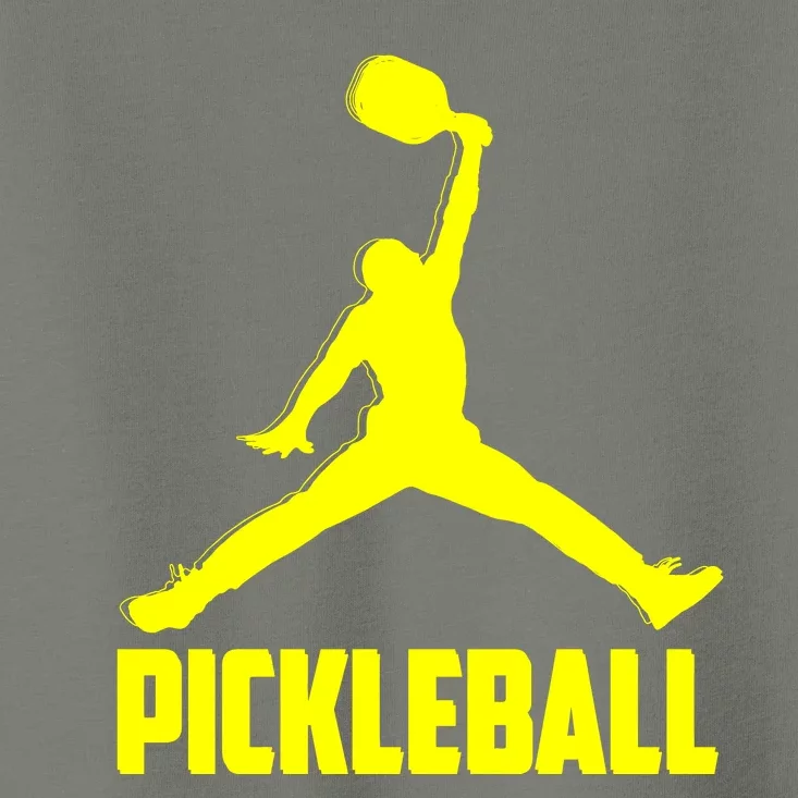 Yellow Pickleball Sports Logo Toddler T-Shirt