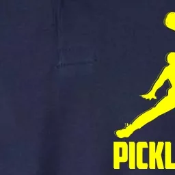 Yellow Pickleball Sports Logo Softstyle Adult Sport Polo