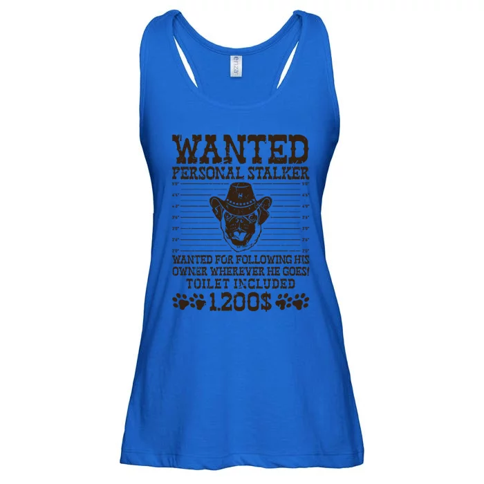 Yorkie Personal Stalker Dog Walker Dog Trainer Gift Ladies Essential Flowy Tank