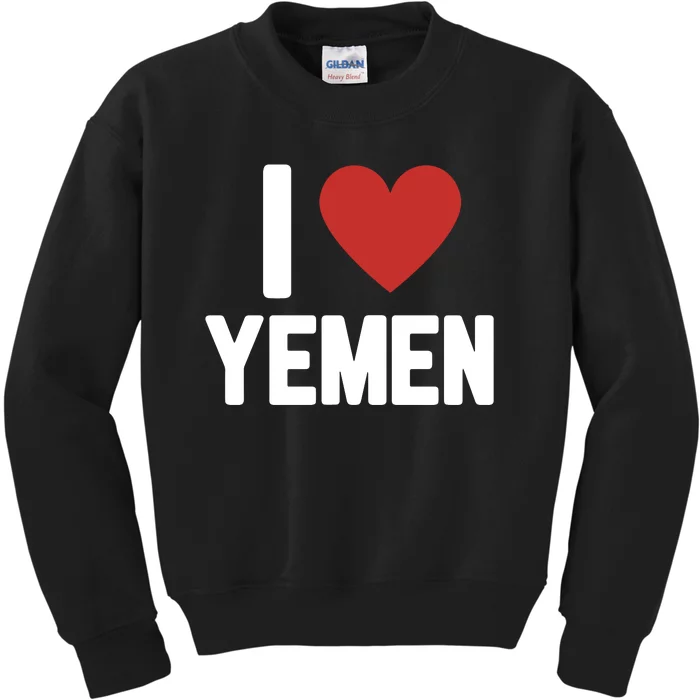 Yemen Pride Yemeni Kids Sweatshirt