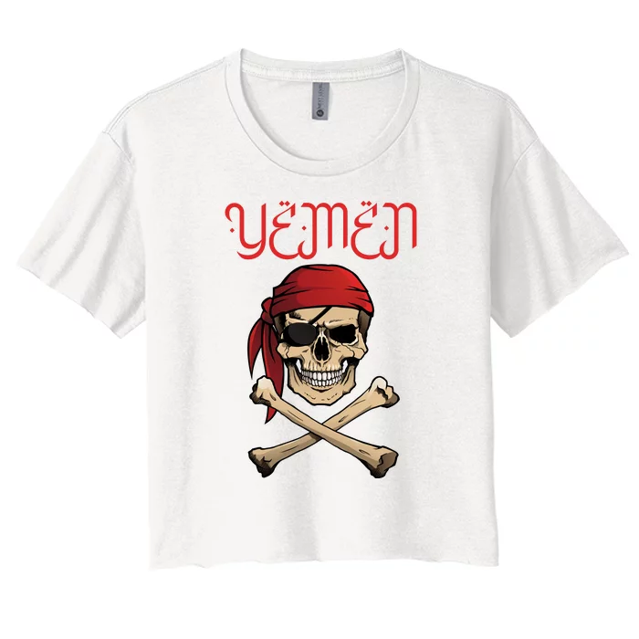 Yemen Pride Yemeni Women's Crop Top Tee