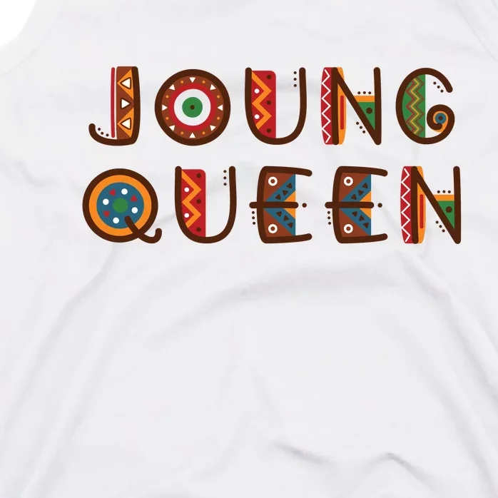 Young Black Queen Black History Juneteenth Tank Top