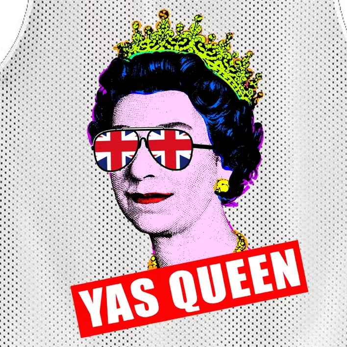 Yas Queen RIP Queen Elizabeth II Rest In Peace 1926 2022 Royal Family UK Flag Mesh Reversible Basketball Jersey Tank