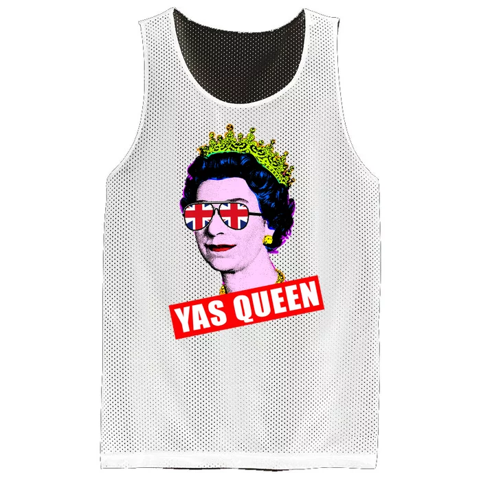 Yas Queen RIP Queen Elizabeth II Rest In Peace 1926 2022 Royal Family UK Flag Mesh Reversible Basketball Jersey Tank