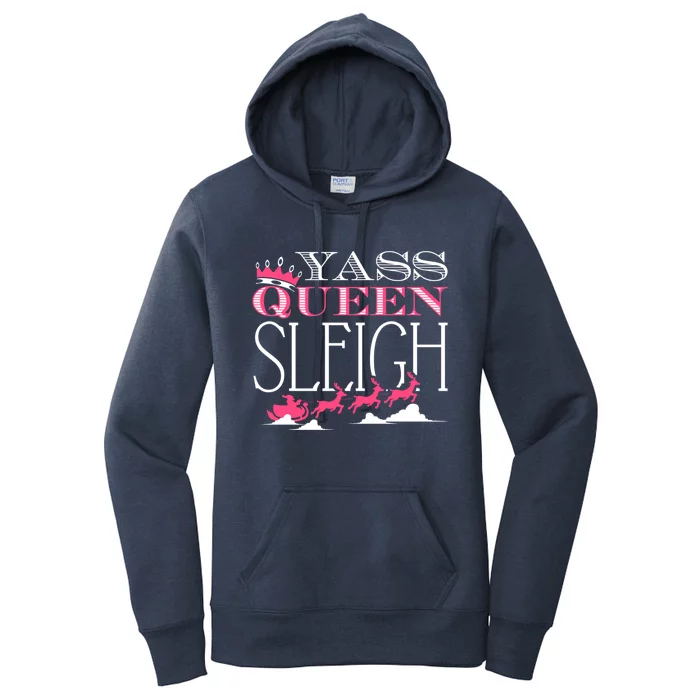 Yass Queen Sleigh Gift Women's Pullover Hoodie