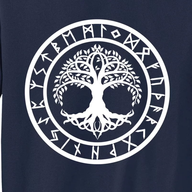 Yggdrasil Rune Circle (Variant Ii) Tall Sweatshirt