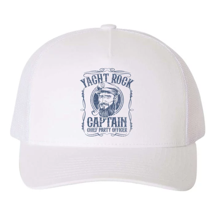 Yacht Rock Captain Pontoon Boat Party Music Boating Yupoong Adult 5-Panel Trucker Hat