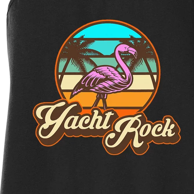 Yacht Rock Forever 70s 80s Retro Women's Racerback Tank