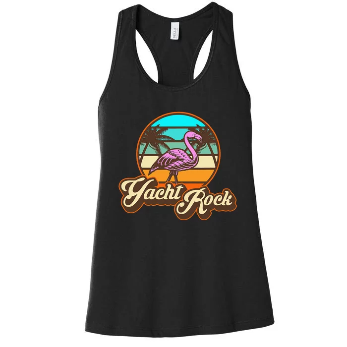 Yacht Rock Forever 70s 80s Retro Women's Racerback Tank