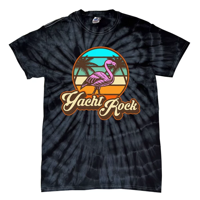 Yacht Rock Forever 70s 80s Retro Tie-Dye T-Shirt