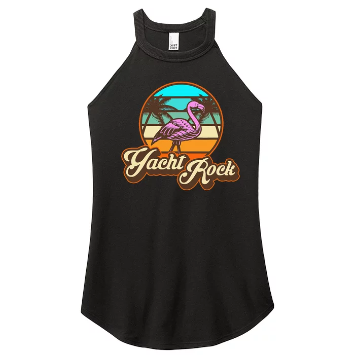 Yacht Rock Forever 70s 80s Retro Women’s Perfect Tri Rocker Tank