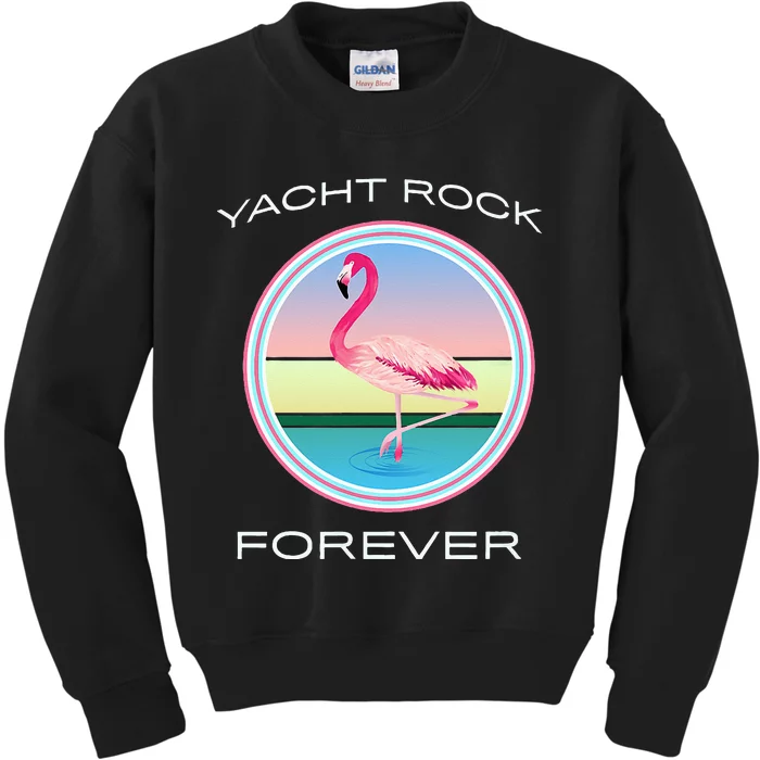 Yacht Rock Forever 80s Retro Style Kids Sweatshirt