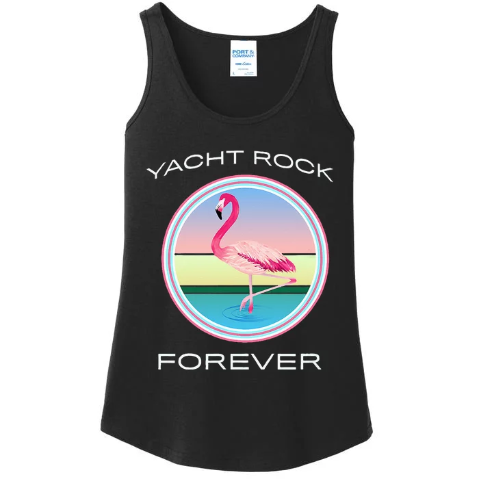 Yacht Rock Forever 80s Retro Style Ladies Essential Tank