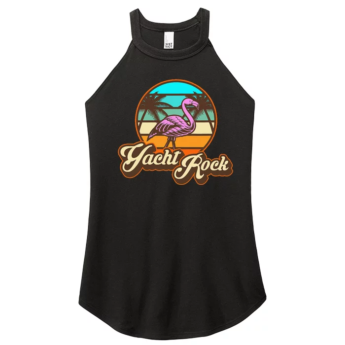 Yacht Rock Forever 70s 80s Women’s Perfect Tri Rocker Tank