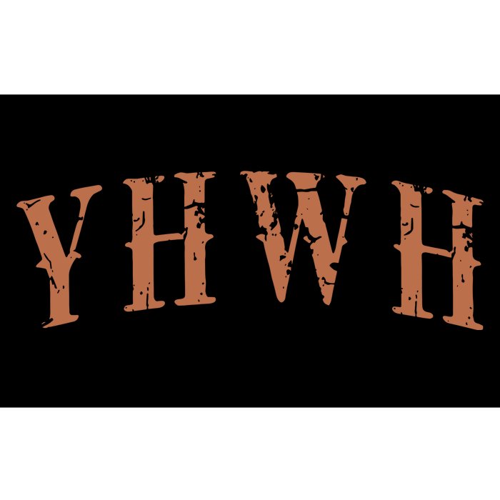 Yhwh Religious Faith Christian Gifts For Her Bumper Sticker