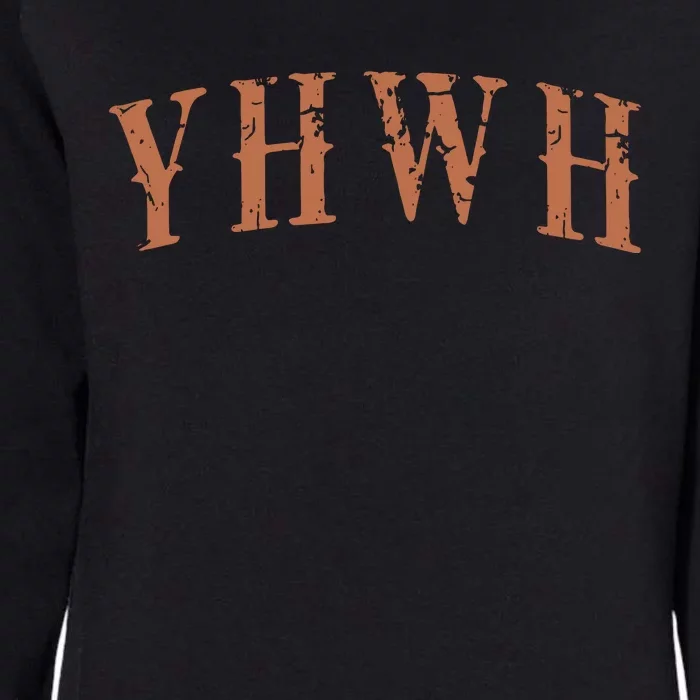 Yhwh Religious Faith Christian Gifts For Her Womens California Wash Sweatshirt