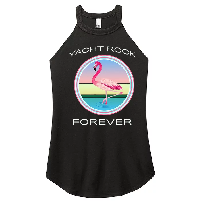 Yacht Rock Forever 80s Retro Style Women’s Perfect Tri Rocker Tank