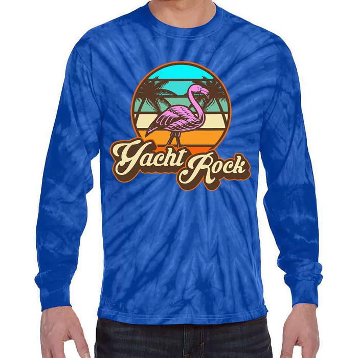 Yacht Rock Forever 70s 80s Tie-Dye Long Sleeve Shirt