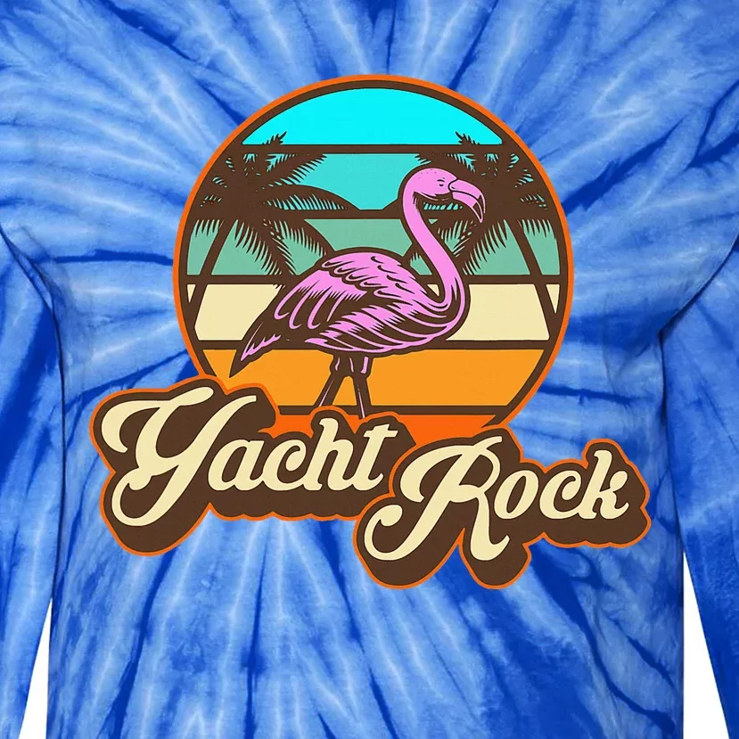 Yacht Rock Forever 70s 80s Tie-Dye Long Sleeve Shirt