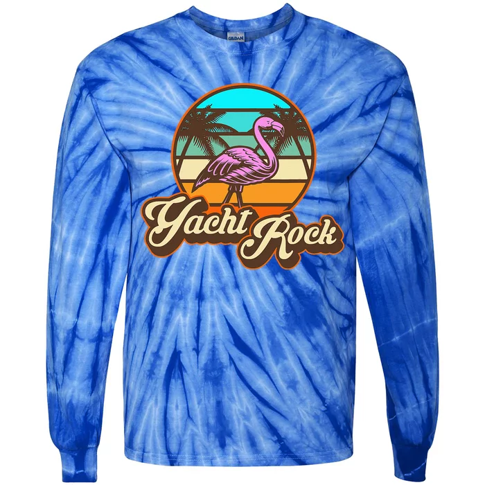 Yacht Rock Forever 70s 80s Tie-Dye Long Sleeve Shirt