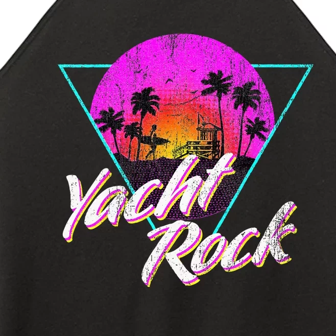 Yacht Rock Party Boat Drinking Beach Women’s Perfect Tri Rocker Tank