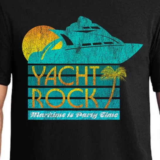 Yacht Rock Party Boat Drinking Maritime Pajama Set