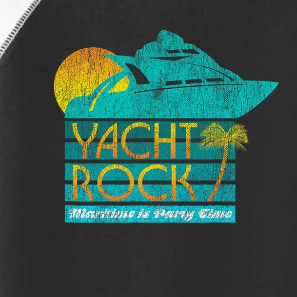 Yacht Rock Party Boat Drinking Maritime Toddler Fine Jersey T-Shirt