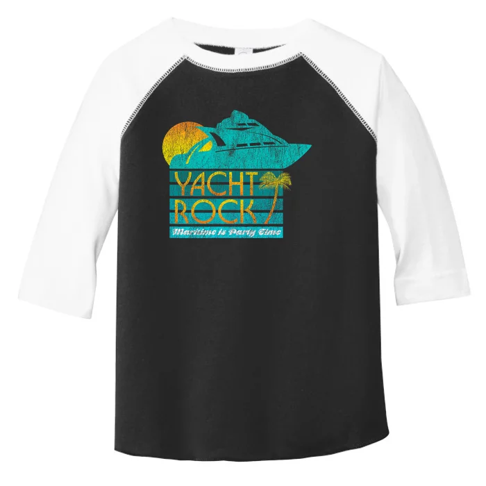 Yacht Rock Party Boat Drinking Maritime Toddler Fine Jersey T-Shirt