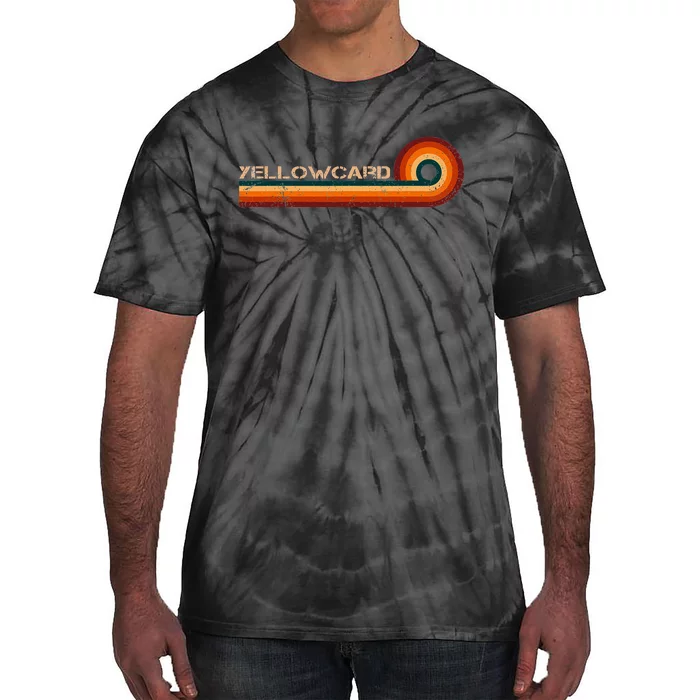 Yellowcard Retro Stripes Vintage Tie-Dye T-Shirt