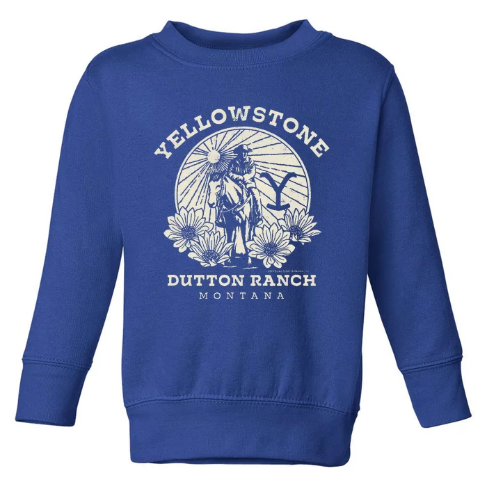 Yellowstone Ranch Solo Horseback Rider Toddler Sweatshirt