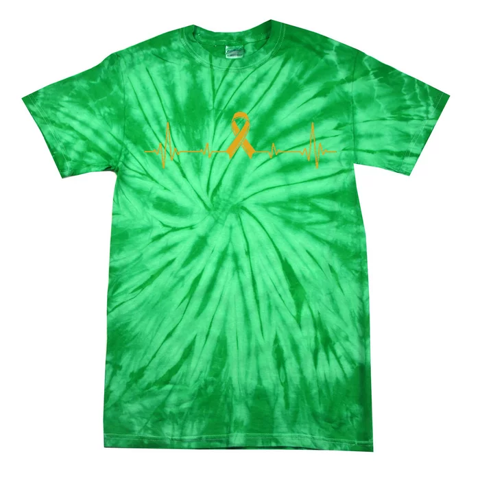 Yellow Ribbon Suicide Prevention Awareness Tie-Dye T-Shirt