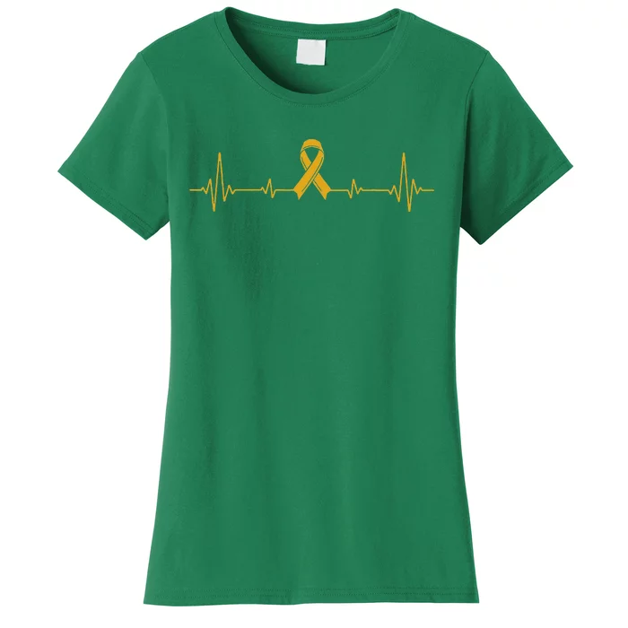 Yellow Ribbon Suicide Prevention Awareness Women's T-Shirt