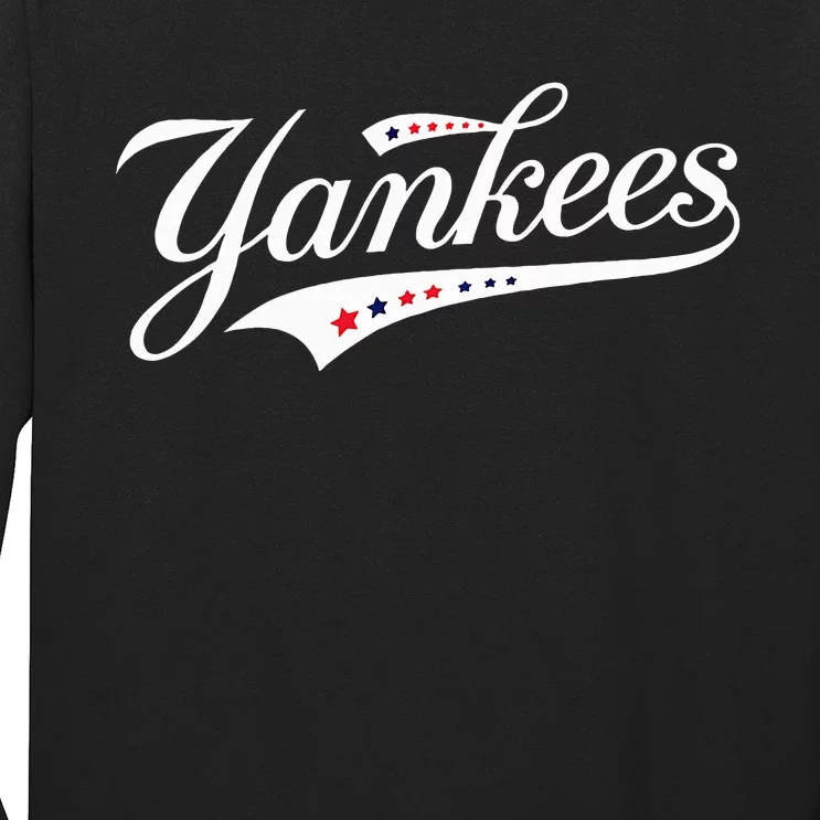 Y.A.N.K.E.E.S. Retro Style Name Long Sleeve Shirt