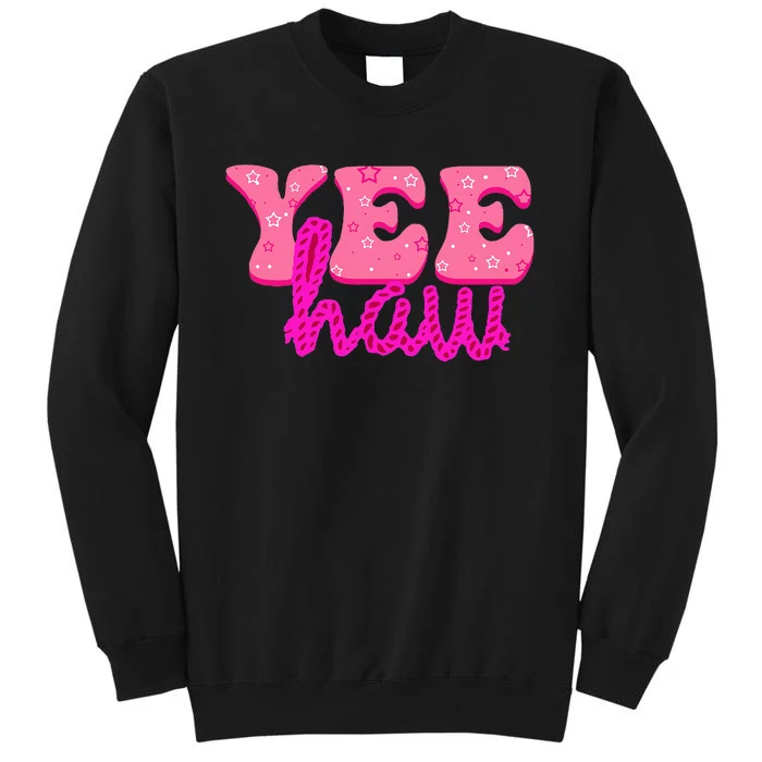 Yeehaw Rodeo Western Country Cow Yee haw Tall Sweatshirt