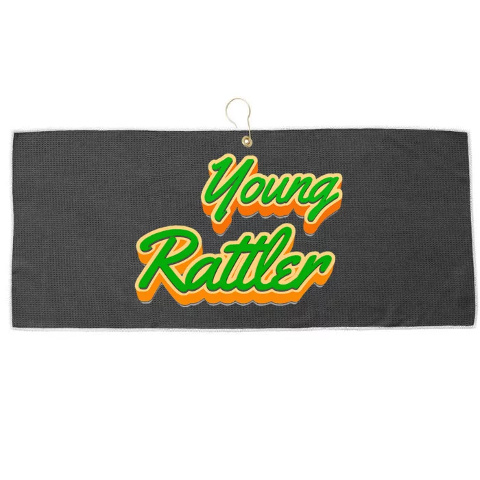 Young Rattler Large Microfiber Waffle Golf Towel