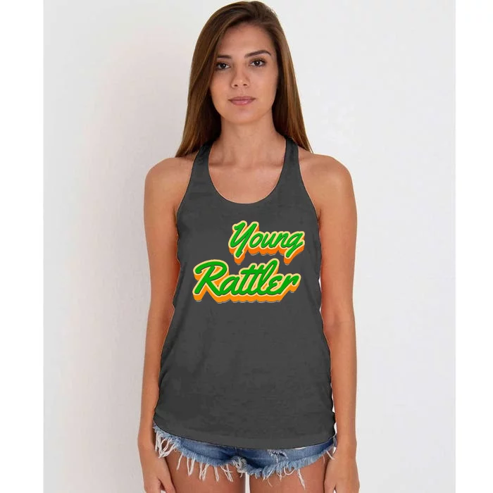 Young Rattler Women's Knotted Racerback Tank