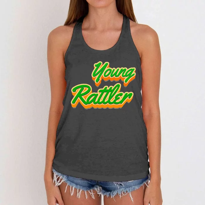 Young Rattler Women's Knotted Racerback Tank