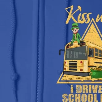 Yellow School Bus Quote Skoolie Fan Gift Full Zip Hoodie