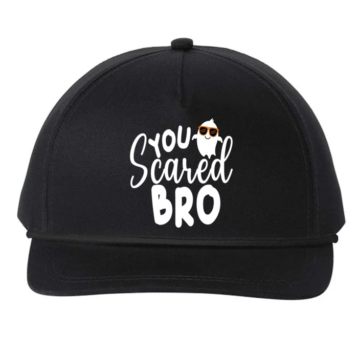 You Scared Bro Funny Halloween Ghost Snapback Five-Panel Rope Hat