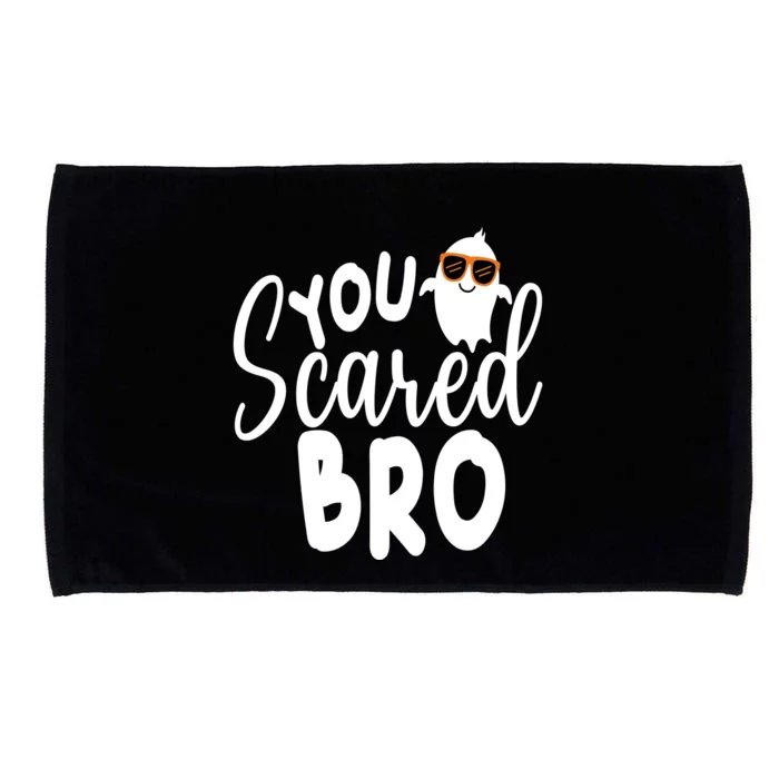 You Scared Bro Funny Halloween Ghost Microfiber Hand Towel