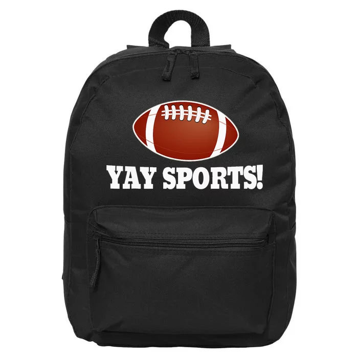 YAY Sports Ball Do the Thing Fan Football Soccer 16 in Basic Backpack