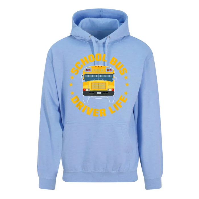 Yellow School Bus Driver Life Unisex Surf Hoodie