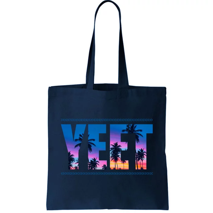 Yeet Sunset Beach Tote Bag