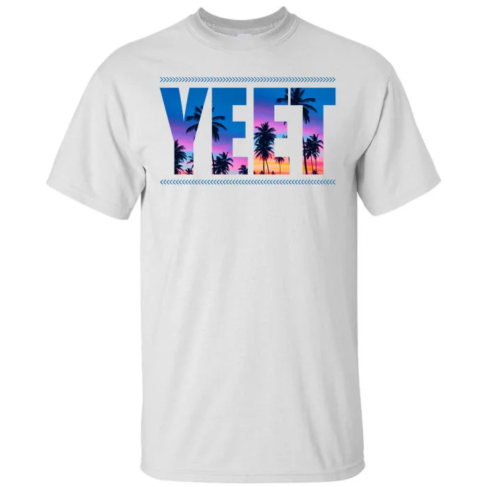 Yeet Sunset Beach Tall T-Shirt