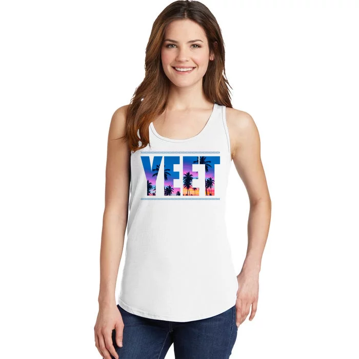 Yeet Sunset Beach Ladies Essential Tank