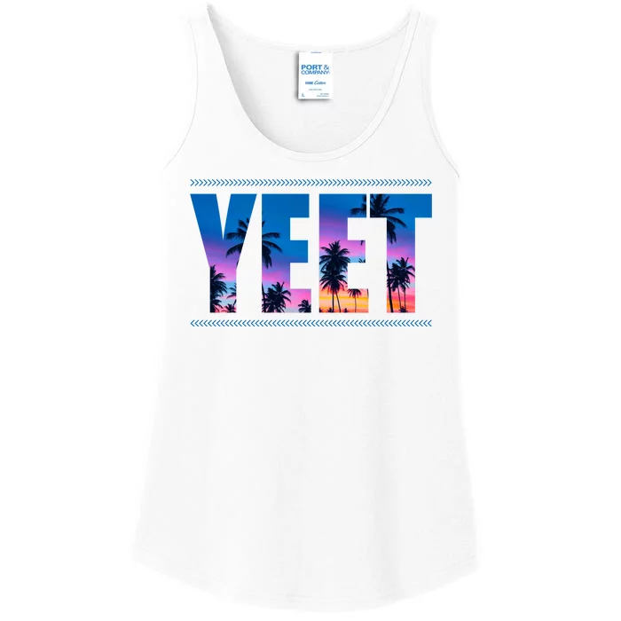 Yeet Sunset Beach Ladies Essential Tank