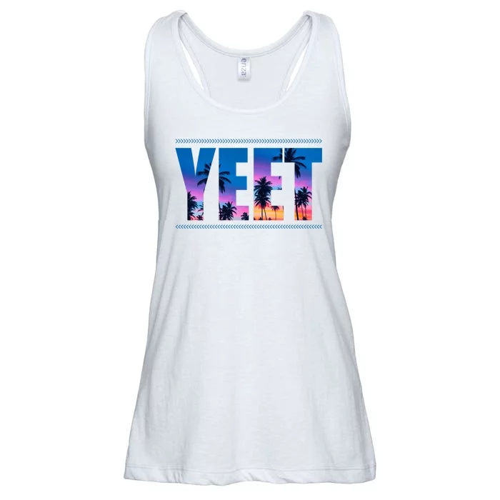 Yeet Sunset Beach Ladies Essential Flowy Tank