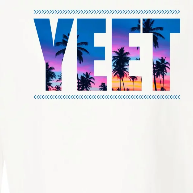 Yeet Sunset Beach Cropped Pullover Crew